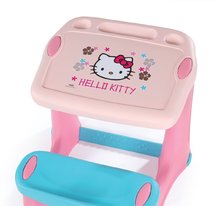 Produse vechi - Bancă şcolară Hello Kitty Smoby cu 20 de accesorii roz-albastru_2