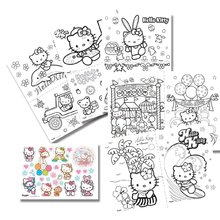 Produse vechi - Bancă şcolară Hello Kitty Smoby cu 20 de accesorii roz-albastru_3