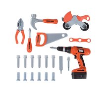 Neaktívna Staré položky - SMOBY 500210 Black & Decker pracovný stôl X s mechanickou vŕtačkou + 20 doplnkov, 61*42*57 cm _1