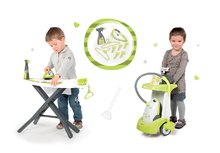 Hry na domácnosť -  NA PREKLAD - Carrito de limpieza Rowenta Smoby Con el aspirador electrónico y la tabla de planchar con la plancha electrónica Clean_10