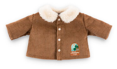 Menčestrová bunda pre bábiku Velvet Jacket Little Explorer Mon Premier Poupon Corolle
