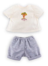 Tričko a kraťasy pre bábiku T-Shirt & Short Little Explorer Mon Premier Poupon Corolle