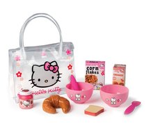 Kuchynky pre deti sety - Set kuchynka Hello Kitty Cheftronic Smoby so zvukmi a raňajkový set v taštičke_3