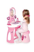 Staré položky - Kadeřnický stolek Hello Kitty 2v1 Smoby se židlí a 10 doplňky_7