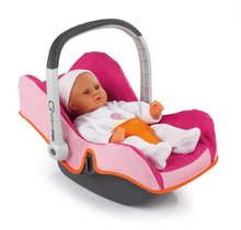 Produse vechi - Scaun de masă Maxi Cosi&Quinny Smoby scaun de maşină şi leagăn 3in1 pentru păpuşă roz portocaliu_1