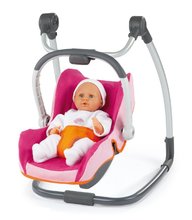 Produse vechi - Scaun de masă Maxi Cosi&Quinny Smoby scaun de maşină şi leagăn 3in1 pentru păpuşă roz portocaliu_0