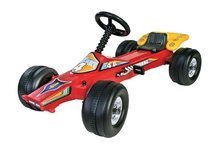 Vehicul cu patru roţi cu pedale Go Kart Dohány maşină roşu