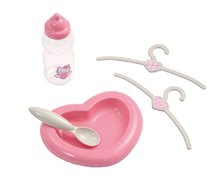 Centru de îngrijire pentru păpuși - Centru bebe valiză Hello Kitty Nursery Smoby pentru păpuşă de jucărie cu 6 accesorii roz deschis de la 18 luni_3