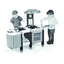 Produse vechi - Bucătărie electronică Tefal French Touch Smoby superbă bordo cu lapte 30 de accesorii_1