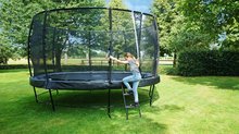 Dodatki za trampoline - Lestev za trampoline Trampoline Ladder Exit Toys kovinska za okvir na višini 85-95 cm_0