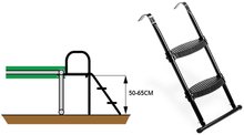 Příslušenství k trampolínám - Žebřík na trampolínu Trampoline Ladder Exit Toys ocelový pro rám ve výšce 50–65 cm_2