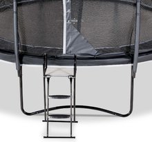 Dodatki za trampoline - Vstopna ploščad z lestvijo za trampolin Exit Toys kovinska za okvir na višini 80-95 cm protizdrsna_0