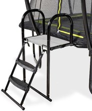 Dodatki za trampoline - Vstopna ploščad z lestvijo za trampolin Exit Toys kovinska za okvir na višini od 50-65 cm protizdrsna_1