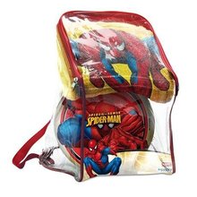 Pončo kompleti - Komplet brisača in žoga Spiderman Mondo v nahrbtniku_0