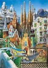 Puzzle miniatur - Puzzle Miniature Series - Collage Educa 1000 Teile ab 12 Jahren_0