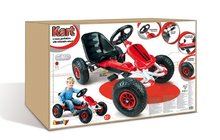 Neaktívna Staré položky - SMOBY 459006 Go Kart maxi s nafukovacími kolesami, na reťaz, polohovateľné sedadlo, s brzdou a voľnobehom 100*58*52 cm _0