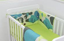 Dječje posteljine - Zaštita za dječji krevetić Sateen Rabbits toTs smarTrike Zečić zelena 100 % pamuk s izgledom satena od 0 mjeseci_1