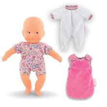 Lalki od 18 miesięcy - Lalka Mini Calin Dobranoc Corolle Z niebieskimi oczami, piżamą i workiem na spanie 20 cm od 18 miesięcy._2