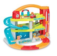 Hračky pre bábätká - Set chodítko s didaktickým kufríkom Trott Cotoons 2v1 Smoby so zvukom a svetlom a dvojposchodová garáž Vroom Planet Grand_20