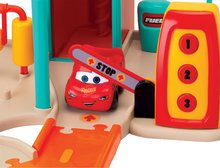 Garázsok - Emeletes garázs kisautóval Vroom Planet Cars Smoby elektronikus lifttel és autómosóval 18 hó-tól_0