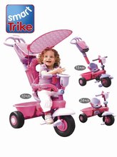 Triciklik 10 hónapos kortól - Tricikli Leonardo smarTrike rózsaszín_0