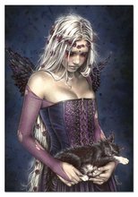 Stari vnosi - Educa 13454 PUZZLE 1000 delov Angel of death / Victoria Frances / 68 x 48 cm + FIX PUZZLE LEPILO_0