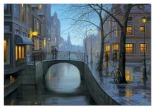 Puzzle 500 dílků - Puzzle Rainy Evening, Eugene Lushpin Educa 500 dílů od 11 let_0