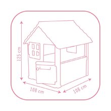 Staré položky - Hello Kitty Sweet domček Smoby s poštovou schránkou 125 cm vysoký s UV filtrom od 24 mes_3