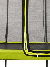 Trampolines avec filet de sécurité - Trampoline avec filet de protection Silhouette trampoline Exit Toys Ronde, avec un diamètre de 183 cm en vert_0
