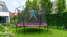 Trampolini con rete di sicurezza - Trampolino con rete di sicurezza Silhouette trampoline Pink Exit Toys rotondo con diametro di 244 cm rosa_1