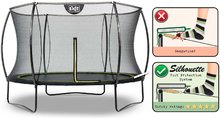 Trampolines avec filet de sécurité - Trampoline avec filet de protection Silhouette trampoline Exit Toys 305 cm rond noir_2
