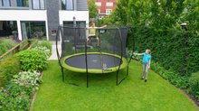 Trampolini z zaščitno mrežo - Trampolin z zaščitno mrežo Silhouette trampoline Exit Toys okrogel premer 305 cm zeleni_0