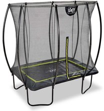 Trambulinok vedőhálóval - Trambulin védőhálóval Silhouette trampoline Exit Toys 153*214 cm fekete_1