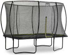 Trambuline cu plasă de siguranță - Trambulină cu plasă de siguranță Silhouette trampoline Black Exit Toys 214*305 cm neagră_0