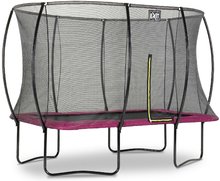 Trampolini z zaščitno mrežo - Trampolin z zaščitno mrežo Silhouette trampoline Pink Exit Toys 214*305 cm rožnati_0