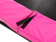Trampolines avec filet de sécurité - Trampoline Silhouette Pink Exit Toys avec filet de protection 214*305 cm rose_1