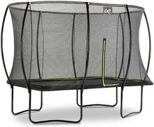 Trambuline cu plasă de siguranță - Trambulină cu plasă de siguranță Silhouette trampoline Black Exit Toys 244*366 cm neagră_0
