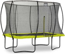 Trampolini con rete di sicurezza - Trampolino con rete di sicurezza Silhouette trampoline Exit Toys 244*366 cm verde_0