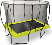 Trambuline cu plasă de siguranță - Trambulină cu plasă de siguranță Silhouette trampoline Green Exit Toys 244*366 cm verde_1