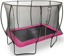 Trampolines avec filet de sécurité - Trampoline avec filet de protection Silhouette trampoline Pink Exit Toys 244*366 cm rose_1