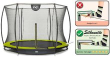 Prizemni trampolini - Trampolin sa zaštitnom mrežom Silhouette Ground Green Exit Toys prizemni promjera 244 cm zeleni_1