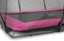 Trampolíny zemné -  NA PREKLAD - Trampolín con red de seguridad Silhouette Ground Pink Exit Toys piso 214*305 cm rosa_3