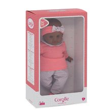 Igrače dojenčki od 24. meseca - Dojenček Lilou Mon Grand Poupon Corolle 36 cm z rjavimi mežikajočimi očkami od 24 mes_0