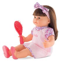 Lutke od 3 godine - Lutka Alice Mon Grand Poupon Corolle 36 cm s dugom smeđom kosom, smeđim trepćućim očima i češljem od 3 godine starosti_0