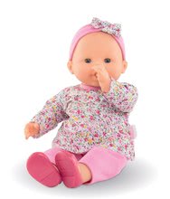 Igrače dojenčki od 24. meseca - Dojenček Louise Floral Mon Grand Poupon Corolle 36 cm z modrimi mežikajočimi očkami od 24 mes_1