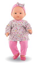 Igrače dojenčki od 24. meseca - Dojenček Louise Floral Mon Grand Poupon Corolle 36 cm z modrimi mežikajočimi očkami od 24 mes_2