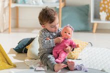 Igrače dojenčki od 24. meseca - Dojenček Eloise Pink gre spati Mon Grand Poupon Corolle 36 cm z modrimi mežikajočimi očkami in 4 dodatki od 24 mes_7
