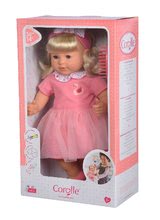 Hračky pre bábätká - Bábika Adele s blond vlasmi Mon Grand Poupon Corolle 36 cm s modrými klipkajúcimi očami a hrebeňom od 3 rokov_7