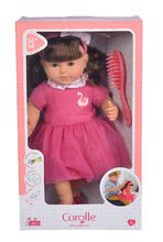 Pour bébés - Poupée Alice aux cheveux bruns Mon Grand Poupon Corolle aux yeux bruns clignants, avec une brosse, 36 cm, dès 3 ans_3