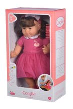 Pre bábätká -  NA PREKLAD - Muñeca Alice con cabello castaño Mon Grand Poupon Corolle 36 cm con ojos marrones parpadeantes y una raya desde los 3 años_4